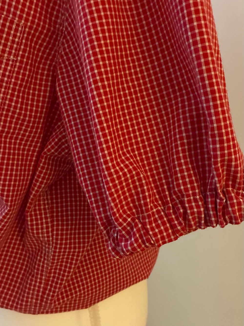 Re-worked Chaps ruffled collar shirt - Picture 4 of 5